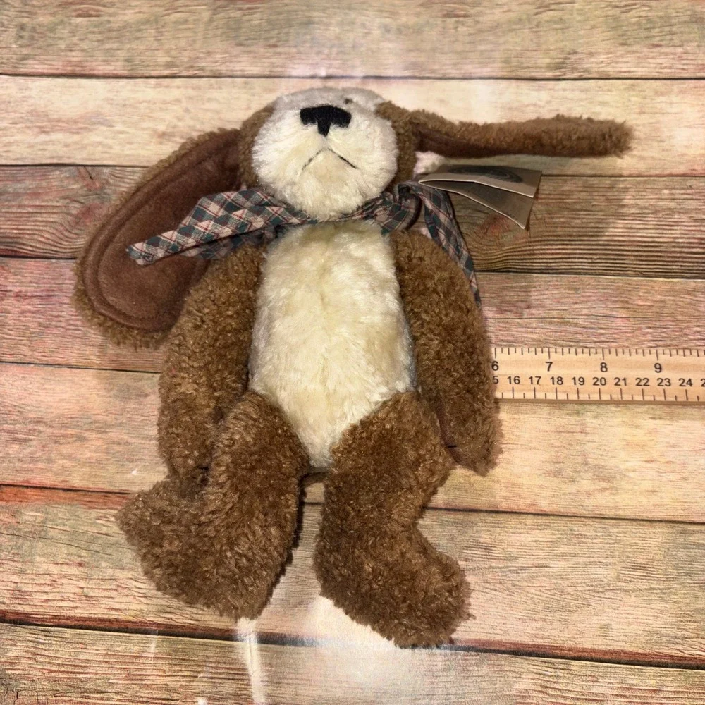 Vintage Floppy Ear Dog Plush NWT 11in Brown Boyds Collection J.B. Bean